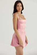 Wrap Charm Dress-Pink - Cinderella