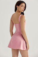 Wrap Charm Dress-Pink - Cinderella