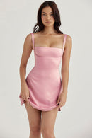 Wrap Charm Dress-Pink - Cinderella