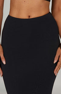 Yazmin Maxi Skirt - Black - Cinderella