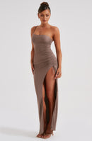 Zahara Maxi Dress - Chocolate - Cinderella