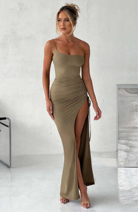 Zahara Maxi Dress - Khaki - Cinderella