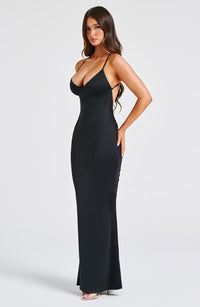 Zara Maxi Dress - Black - Cinderella