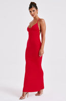 Zara Maxi Dress - Red - Cinderella