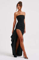 Zarina Maxi Dress - Black - Cinderella
