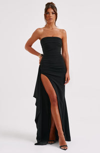 Zarina Maxi Dress - Black - Cinderella