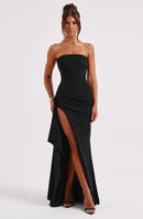 Zarina Maxi Dress - Black - Cinderella