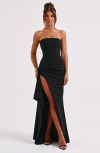 Zarina Maxi Dress - Black - Cinderella