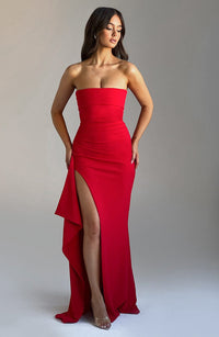 Zarina Maxi Dress - Red - Cinderella
