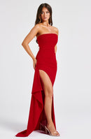 Zarina Maxi Dress - Red - Cinderella