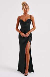 Zola Maxi Dress - Black - Cinderella