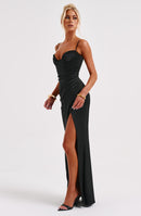 Zola Maxi Dress - Black - Cinderella