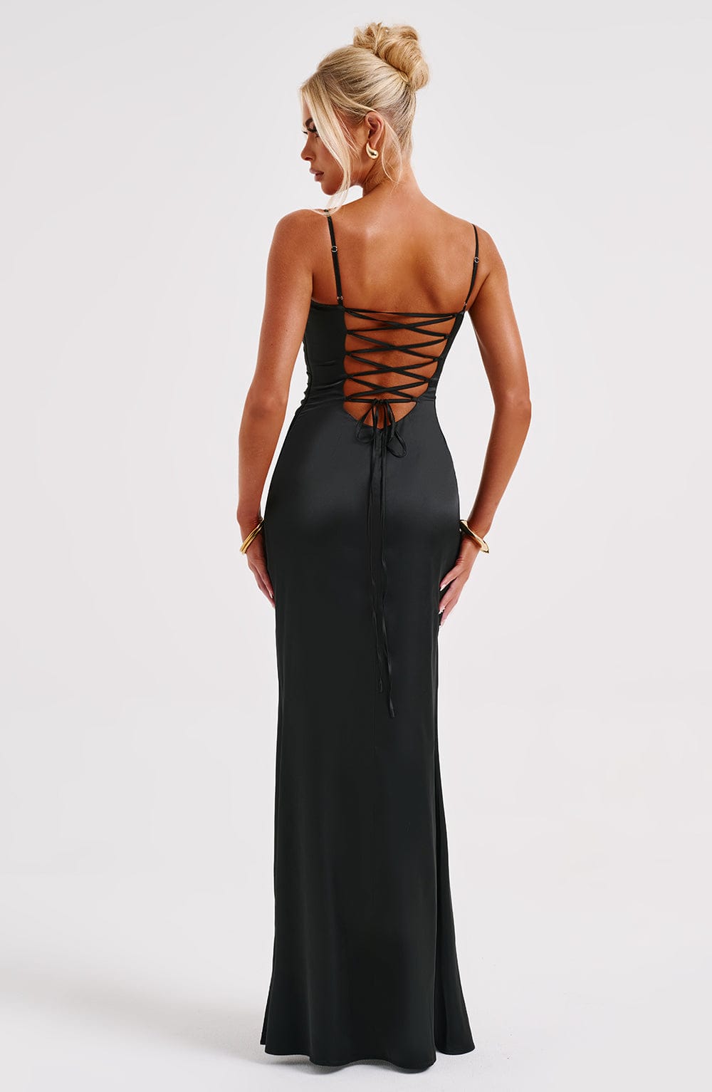 Vestido largo Zola - Negro