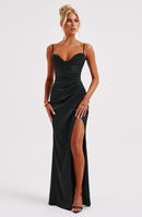 Zola Maxi Dress - Black - Cinderella