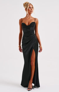 Zola Maxi Dress - Black - Cinderella